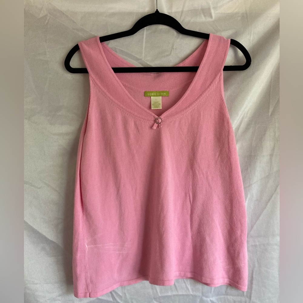 Sigrid Olsen Pink Tank Top